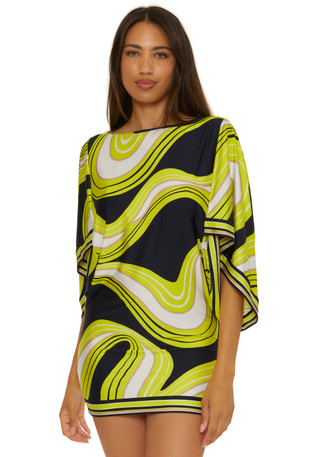 Thumbnail 2: Trina Turk Trina Turk Womens Serena Stetch Tunic Swim Cover-Up 