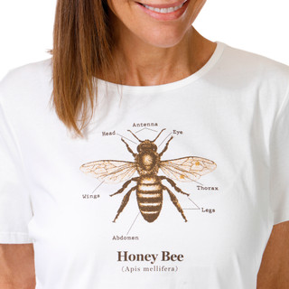 Thumbnail 3: Martha Stewart Martha Stewart Womens Honey Bee Graphic T-Shirt 