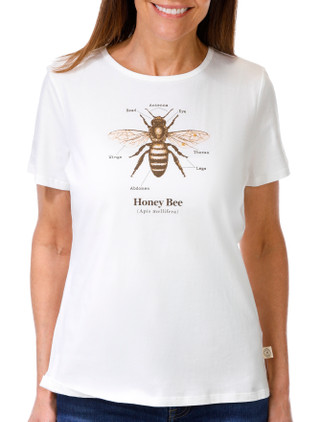 Thumbnail 1: Martha Stewart Martha Stewart Womens Honey Bee Graphic T-Shirt 
