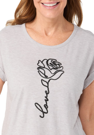 Thumbnail 2: Love Scarlett Love Scarlett Petite Short Sleeve Dolman Love Rose Top 