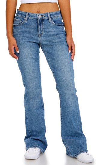 Thumbnail 1: YMI YMI Juniors Slim Fit Flare Leg Jeans 
