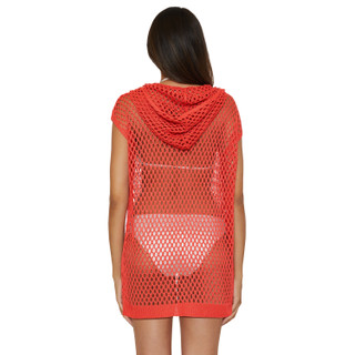 Thumbnail 9: Lucky Brand Lucky Brand Womens Morro Hooded Fishnet Swim Cover-Up 