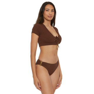 Thumbnail 6: Trina Turk Trina Turk Womens Glimmer Hipster Swim Bottom 