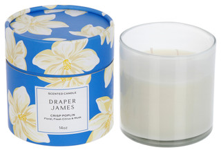Thumbnail 1: Draper James Draper James Crisp Poplin Candle, 14 oz 