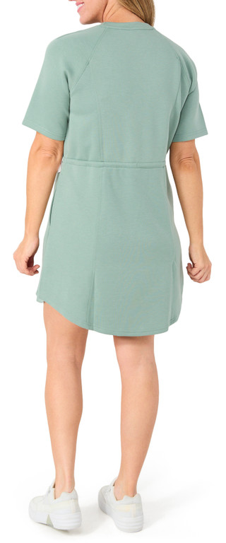 Thumbnail 2: KYODAN Kyodan Womens Short Sleeve Scuba Crew Neck Dress 