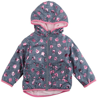 Thumbnail 1: Penelope Mack Penelope Mack Toddler Girls Fleece Lined Floral Zip Jacket 