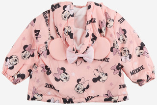 Thumbnail 2: Disney Disney Toddler Girls Minnie Mouse Hoodie Ears Zip Jacket 