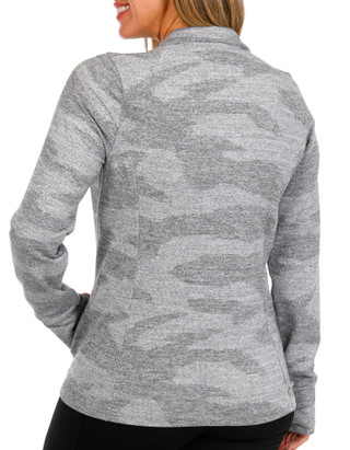 Thumbnail 2: KYODAN Kyodan Womens Long Sleeve Quarter Zip Up Top 
