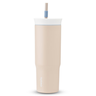 Thumbnail 1: OWALA Owala 24 oz White Tan Stainless Steel Tumbler 