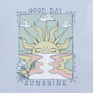 Thumbnail 3: Life is Good Life Is Good Womens Long Sleeve Sunshine Hooded T-Shirt 