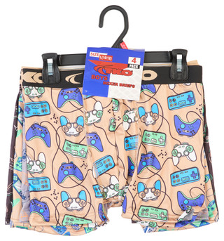 Thumbnail 1: TKO TKO Boys 4 Pk Print Boxer Briefs Underwear 