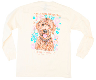 Thumbnail 2: SIMPLY SOUTHERN Simply Southern Big Girls Long Sleeve Dog People Tee 