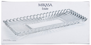 Thumbnail 2: Mikasa Mikasa Estate Crystal Rectangular Tray 