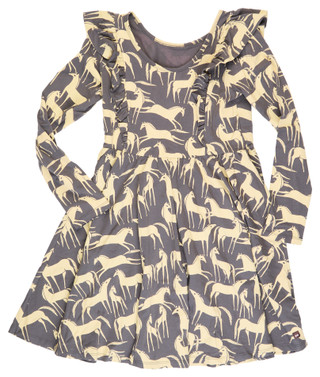 Thumbnail 1: TEA COLLECTION Tea Collection Big Girls Long Sleeve Ruffle Ballet Dress 