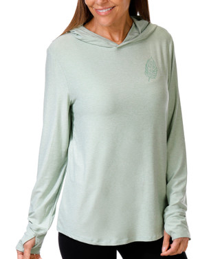 Thumbnail 3: REEL LEGENDS Reel Legends Womens Long Sleeve Wilderness Graphic Hoodie 