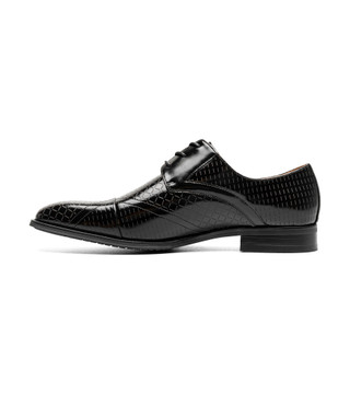 Thumbnail 3: Stacy Adams Stacy Adams Mens Hobson Cap Toe Oxfords 