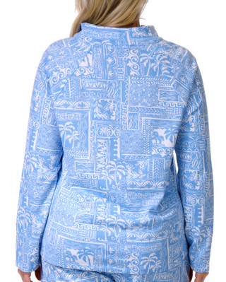 Thumbnail 3: REEL LEGENDS Reel Legends Plus French Terry Full Zip Print Jacket 