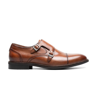Thumbnail 5: Stacy Adams Stacy Adams Mens Boswell Cap Toe Double Monk Straps 