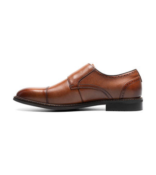 Thumbnail 6: Stacy Adams Stacy Adams Mens Boswell Cap Toe Double Monk Straps 