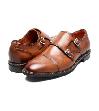 Thumbnail 9: Stacy Adams Stacy Adams Mens Boswell Cap Toe Double Monk Straps 