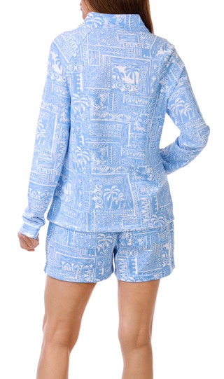 Thumbnail 3: REEL LEGENDS Reel Legends Womens French Terry Full Zip Print Jacket 