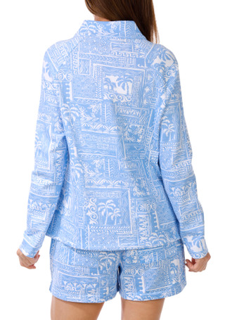 Thumbnail 5: REEL LEGENDS Reel Legends Womens French Terry Full Zip Print Jacket 