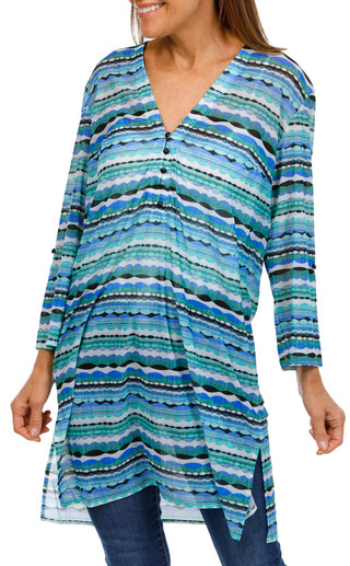 Thumbnail 1: Profile by Gottex Profile By Gottex Womens Mesh Tunic Swim Cover-Up 