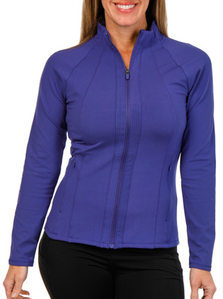 Thumbnail 1: 90 DEGREE BY REFLEX 90 Degree by Reflex Womens Interlock Brisa Full Zip Jacket 