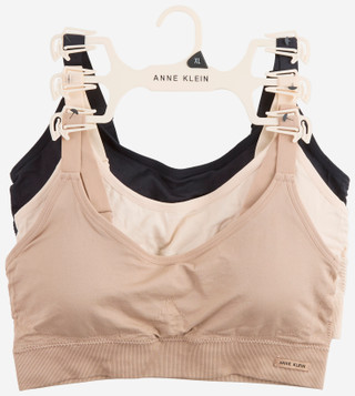 Thumbnail 1: ANNE KLEIN Anne Klein Womens 3 Pk Textured Seamless Comfort Bras 