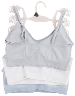 Thumbnail 2: Laura Ashley Laura Ashley Womens 3 Pk Seamless Wire Free Swiss Dot Bra 
