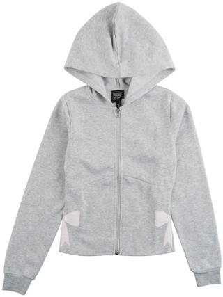 Thumbnail 1: Derek Heart Derek Heart Juniors Fleece Embroidered Bows Full Zip Hoodie 