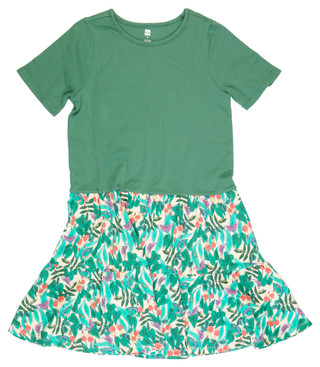 Thumbnail 1: TEA COLLECTION Tea Collection Big Girls Short Sleeve Tiered Twirl Dress 