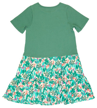Thumbnail 2: TEA COLLECTION Tea Collection Big Girls Short Sleeve Tiered Twirl Dress 