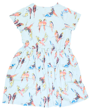 Thumbnail 2: TEA COLLECTION Tea Collection Big Girls Short Sleeve Wrap Neck Print Dress 