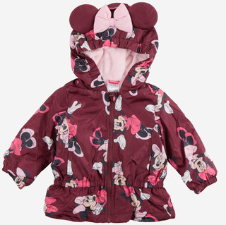 Thumbnail 1: Disney Disney Toddler Girls Minnie Mouse Hoodie Ears Zip Jacket 