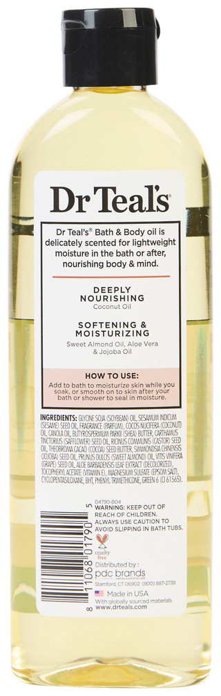 Thumbnail 2: Dr Teals Dr Teals Moisturizing Coconut Body Oil, 8.8 oz. 