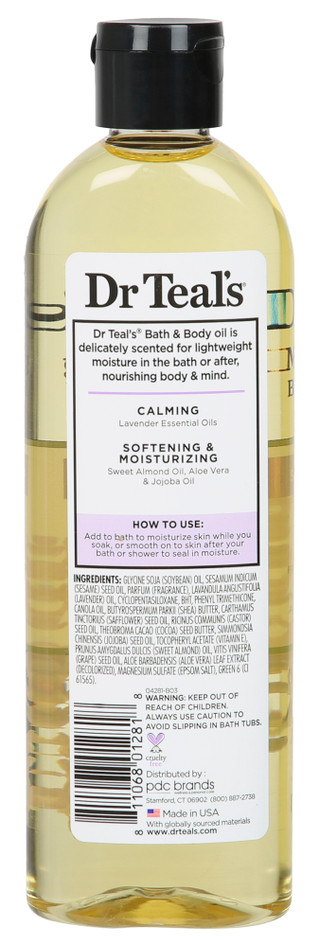 Thumbnail 2: Dr Teals Dr Teals Moisturizing Lavender Body Oil, 8.8 oz. 