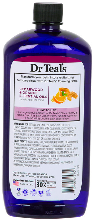 Thumbnail 2: Dr Teals Dr Teals 34 Fl. Oz. Pure Epsom Salt Bath Foam 