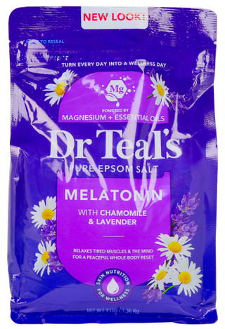 Thumbnail 1: Dr Teals Dr Teals Pure Epsom Salt Melatonin Sleep Soak 3 lb. 