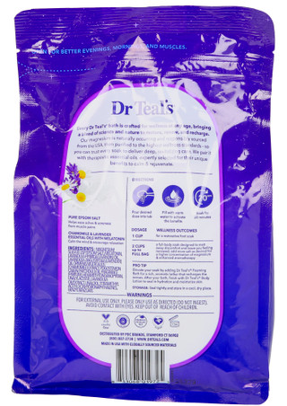Thumbnail 2: Dr Teals Dr Teals Pure Epsom Salt Melatonin Sleep Soak 3 lb. 