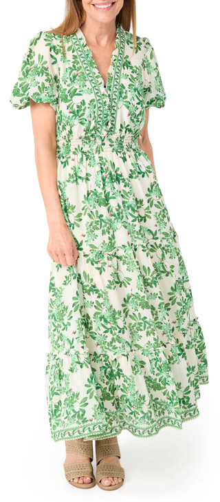 Thumbnail 2: MAX STUDIO Max Studio Womens Short Sleeve Georgette Maxi Dress 