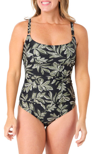 Thumbnail 1: Ellen Tracy Ellen Tracy Womens Lingerie Mio Print One Piece 