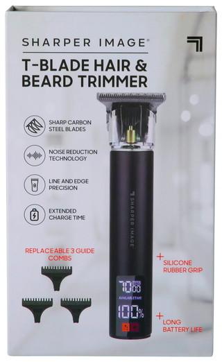 Thumbnail 1: SHARPER IMAGE Sharper Image Mens T-Blade Hair & Beard Trimmer 
