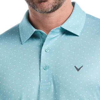 Thumbnail 4: Callaway Callaway Mens All-Over Chevron Print Performance Golf Polo 