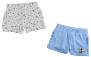 Thumbnail 1: No Comment Girls 2 Pk Knit Shorts 