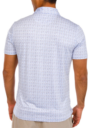 Thumbnail 2: Tailor Bird Men's Bottoms Up Performance Golf Polo 