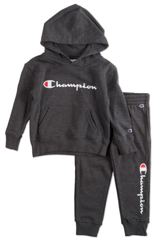 Thumbnail 1: Champion Boys Active 2 pc Logo Print Hoodie & Pants Set 