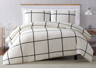 Thumbnail 1: Truly Soft Truly Soft Kurt Windowpane Duvet Cover Set 