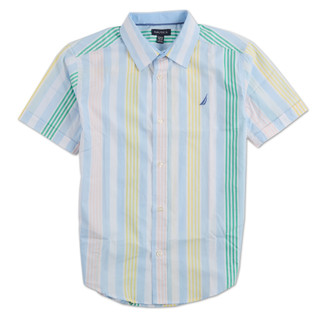 Thumbnail 1: Nautica Boys Stripe Print Button Down Shirt 