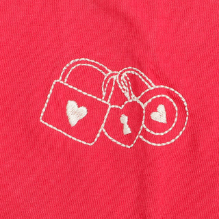 Thumbnail 3: C&C California C&C California Womens Short Sleeve Locked Hearts Top 